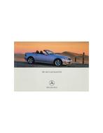 2003 MERCEDES BENZ SLK BROCHURE ENGELS, Boeken, Ophalen of Verzenden, Nieuw