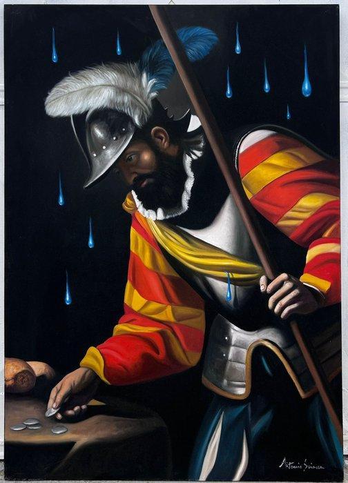 Antonio Sciacca (1957) - Soldato metropolista, Antiquités & Art, Art | Peinture | Classique