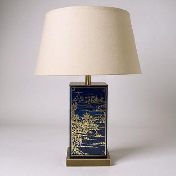 Attr. to Jean-Claude Mahey - Tafellamp - Chic chinoiserie - beschikbaar voor biedingen