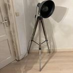 Lampadaire - Driepoot - réglable en hauteur. - Bois, Métal -