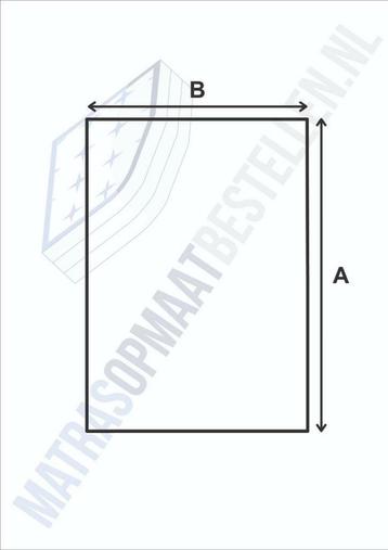 Maatwerk matras,nauwkeurig op de centimeter,Pocket,Nasa,Hr k