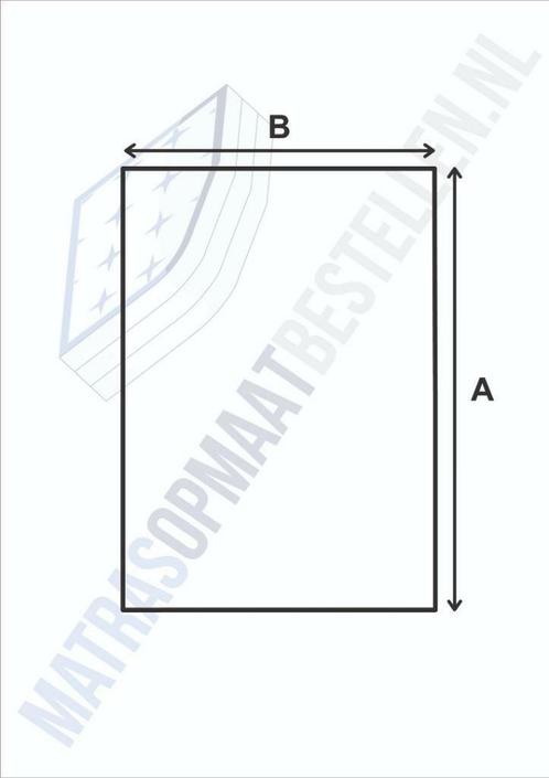 Maatwerk matras,nauwkeurig op de centimeter,Pocket,Nasa,Hr k, Huis en Inrichting, Slaapkamer | Matrassen en Bedbodems, Matras