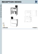 *TIP*  Receptie desk met hoog vak, Zakelijke goederen, Ophalen of Verzenden