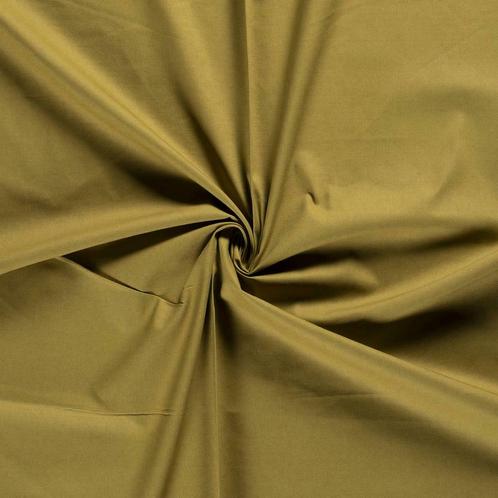 Canvas stof op rol khaki groen - Katoenen stof 15m op rol, Hobby & Loisirs créatifs, Tissus & Chiffons, Enlèvement ou Envoi