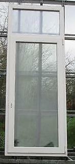 pvc raam , chassis van 82 x 217  creme, Nieuw