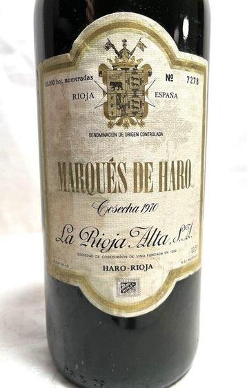 1970 Marqués de Haro, La Rioja Alta - Rioja Gran Reserva - 1
