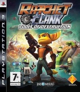 Ratchet & Clank Tools of Destruction (PS3 Games), Games en Spelcomputers, Games | Sony PlayStation 3, Zo goed als nieuw, Ophalen of Verzenden