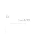 2002 HONDA S2000 INSTRUCTIEBOEKJE ENGELS, Auto diversen, Handleidingen en Instructieboekjes