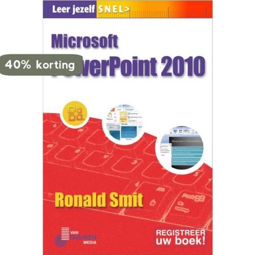 Leer jezelf SNEL... - Powerpoint 2010 9789059404939, Boeken, Informatica en Computer, Zo goed als nieuw, Verzenden