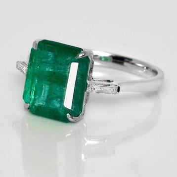 Sans Prix de Réserve - Bague - 14 carats Or blanc, IGI 3,79 beschikbaar voor biedingen