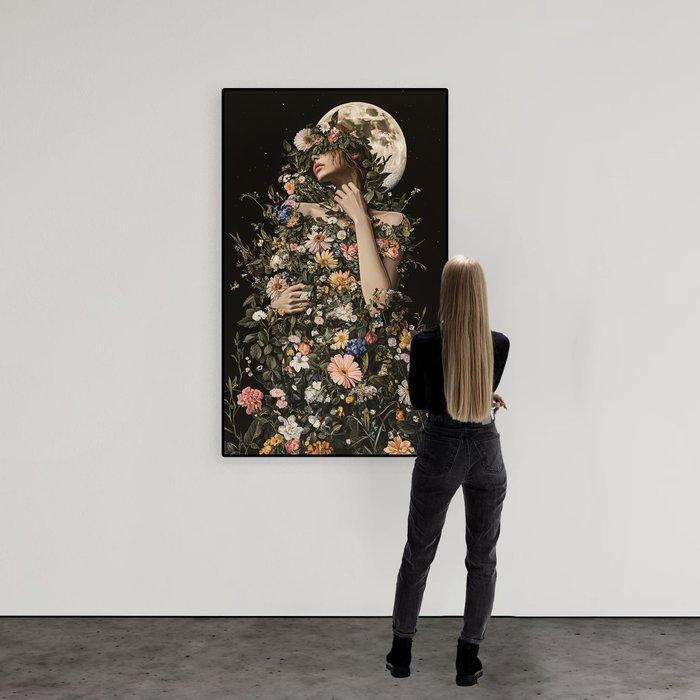 Anne Dias (1985) - (XL) Beneath Lunar Flowers, Antiek en Kunst, Kunst | Designobjecten