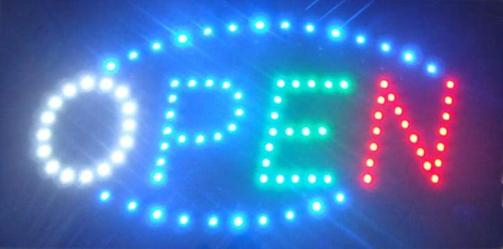 OPEN LED bord lamp verlichting lichtbak reclamebord #C9, Huis en Inrichting, Lampen | Overige, Nieuw, Verzenden