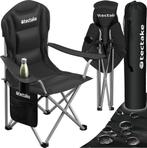Campingstoel - Visstoel - Vouwstoel - Kampeerstoel - Zwart -, Huis en Inrichting, Verzenden, Nieuw
