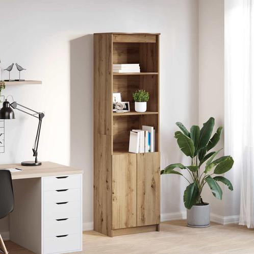 vidaXL Hoge kast 50x35x180 cm bewerkt hout artisanaal, Huis en Inrichting, Kasten | Dressoirs, Nieuw, Verzenden