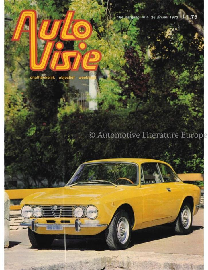 1973 AUTOVISIE MAGAZINE 04 NEDERLANDS, Boeken, Auto's | Folders en Tijdschriften, Ophalen of Verzenden