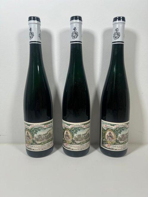 2012 Von Schubert Abtsberg - Moselle - 3 Bouteilles (0,75 L), Verzamelen, Wijnen