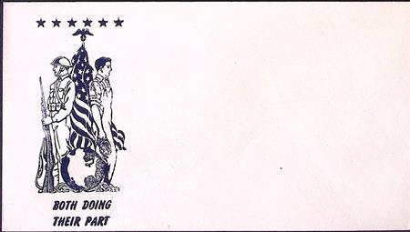 Amerikaanse envelop WWII (lijst optie), Verzamelen, Militaria | Tweede Wereldoorlog, Foto of Poster, Verzenden