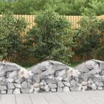 vidaXL Schanskorf gewelfd 100x50x40/60 cm gegalvaniseerd, Tuin en Terras, Verzenden, Nieuw