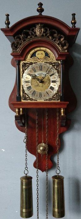 Horloge Sallander - Warmink - Bois, Laiton - 1970-1980, Antiquités & Art, Antiquités | Horloges