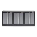 Werkbank set met MDF werkblad met RVS plaat omkleed en 3, Doe-het-zelf en Bouw, Ophalen of Verzenden, Nieuw