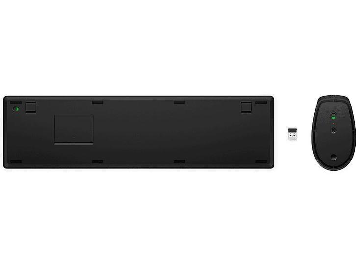 HP -  Draadloze Toetsenbord En Muis 650 Zwart, Computers en Software, Toetsenborden, Nieuw, Draadloos, Verzenden