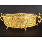 Jardinière - Verre, laiton