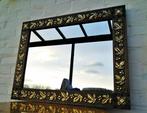 Spiegel- Art Deco spiegel met reliëfdecoratie in repoussé, Antiek en Kunst