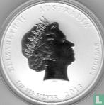 Australië 1 dollar 2013 (type 1 - kleurloos - zonder priv.., Timbres & Monnaies, Monnaies | Océanie, Verzenden, Losse munt