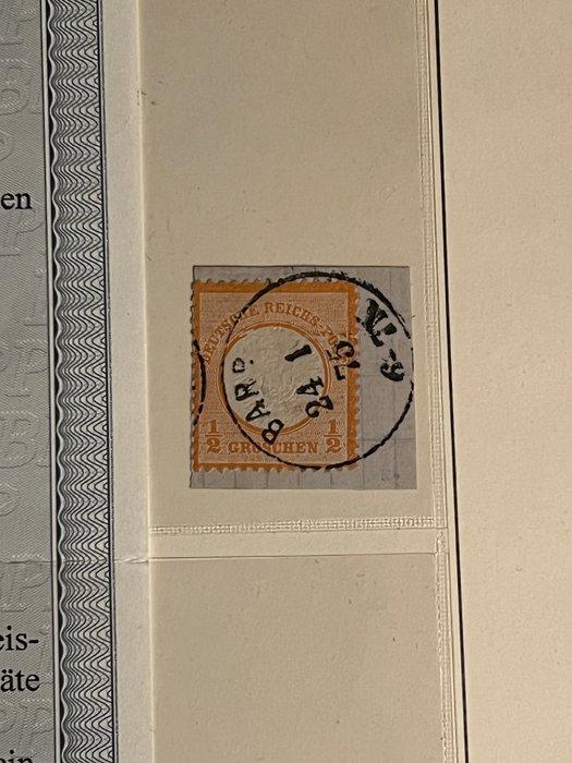 Duitse Rijk 1872 - Groot schild met zeldzame plaatfout en, Postzegels en Munten, Postzegels | Europa | Duitsland