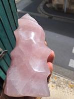 Quartz rose flamme - Hauteur : 15 cm - Largeur : 11.7 cm-, Nieuw