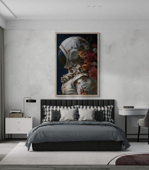 Teejo - Fleurs du cosmos - XXL, Antiek en Kunst, Kunst | Schilderijen | Modern