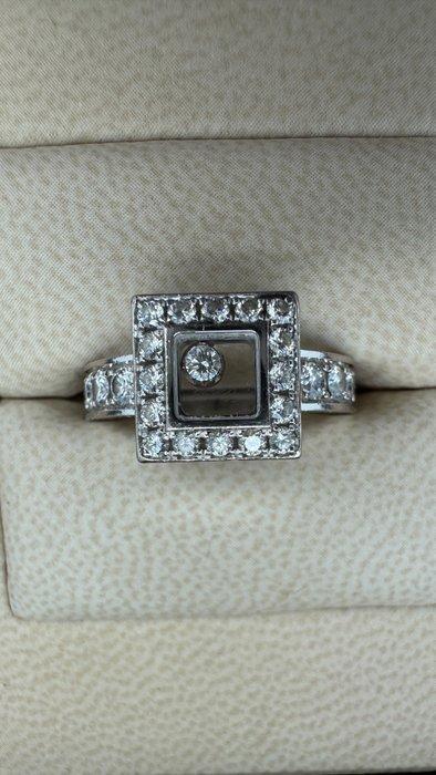 Chopard - Ring - Happy Diamonds - 18 karaat Witgoud Diamant, Handtassen en Accessoires, Ringen