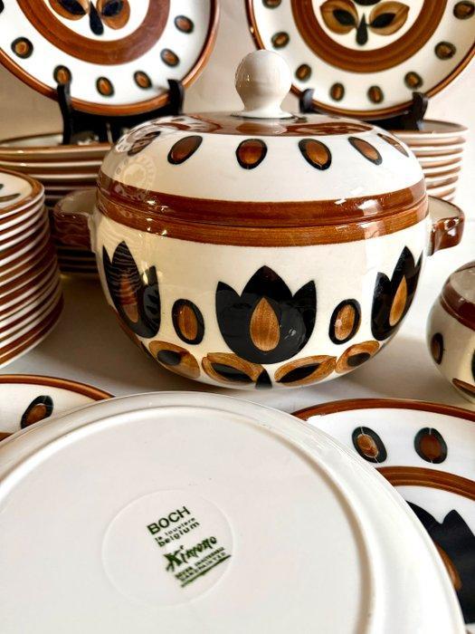 Keramis Boch - BOCH La Louvière - Tafelservies (48) - Model, Antiek en Kunst, Antiek | Meubels | Tafels