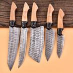 Keukenmes - Chefs knife - Olijfhout en zwart G 10 - Noord, Antiek en Kunst