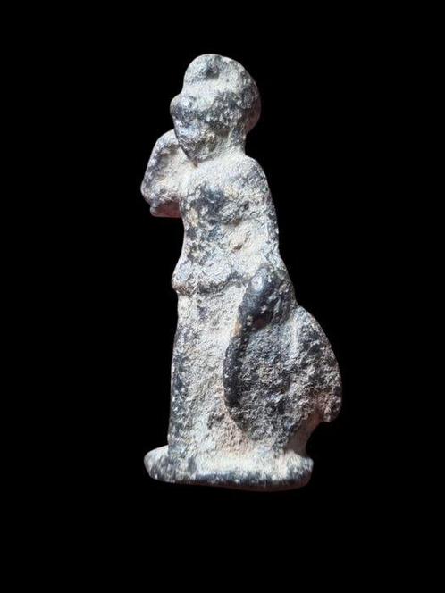 Oud-Romeins Very Rare Lead Statue of Athena Holding Shield, Antiek en Kunst, Antiek | Overige Antiek