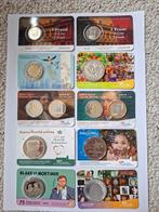 België, Nederland. Coin Card 1980/2024 (10 stuks) (Zonder, Postzegels en Munten