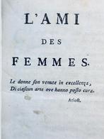 [Boudier de Villemert] - L’Ami des femmes. - 1758