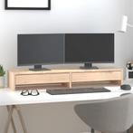 vidaXL Monitorstandaard 100x27x15 cm massief grenenhout, Computers en Software, Verzenden, Nieuw