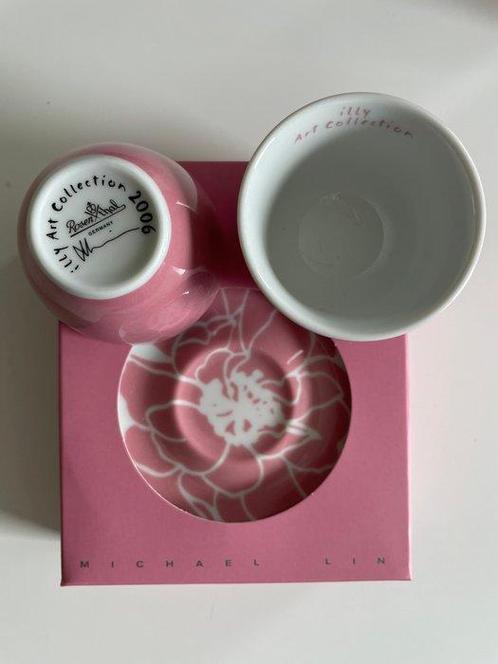Michael Lin - Tasse et soucoupe - Porcelaine - collection, Antiek en Kunst, Antiek | Meubels | Tafels