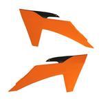 Racetech Radiator Kappen Oranje KTM SX 125/150/250/300 2023-, Motoren, Verzenden, Nieuw