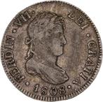 Spanje. Ferdinand VII (1808). 2 Reales 1808-Guatemala M -