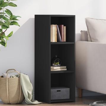vidaXL Dressoir 30x41x93 cm bewerkt hout zwart, Huis en Inrichting, Kasten | Dressoirs, Verzenden, Nieuw