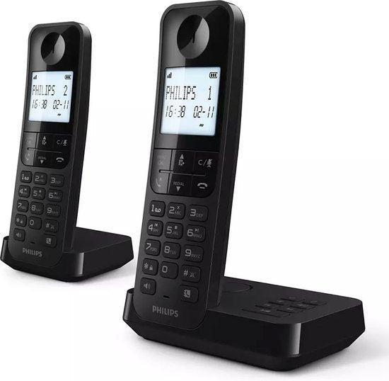 2dekans | Philips Draadloze Telefoon D2752B/12 - DECT - 2, Boeken, E-books