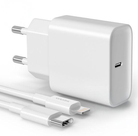 2dekans | Wurk Snellader Geschikt voor Apple iPhone, iPad &, Telecommunicatie, Mobiele telefoons | Telefoon-opladers, Ophalen of Verzenden