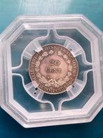 Frans Indochina. 20 Cents 1937. GENI MS62 (Zonder, Postzegels en Munten