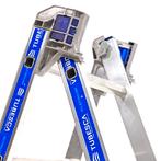 ladders reformladder 2-delig, 2x8 treden, Doe-het-zelf en Bouw, Ladders en Trappen, Ophalen of Verzenden, Nieuw