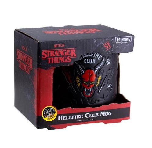 Stranger Things - Hellfire Club Demon Embossed Mug, Collections, Cinéma & Télévision