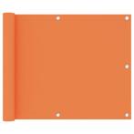 vidaXL Écran de balcon Orange 75x300 cm Tissu Oxford, Jardin & Terrasse, Neuf, Verzenden