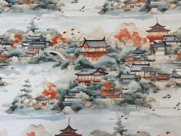 Élégance intemporelle : tissu en coton pour tapisserie avec
