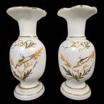 Vaas (2) -  Paar Franse vazen  - Opaline glas, Antiek en Kunst